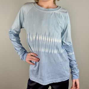 C&C California Kids Blue Tie-Dye Long Sleeve T-Shirt-NWT